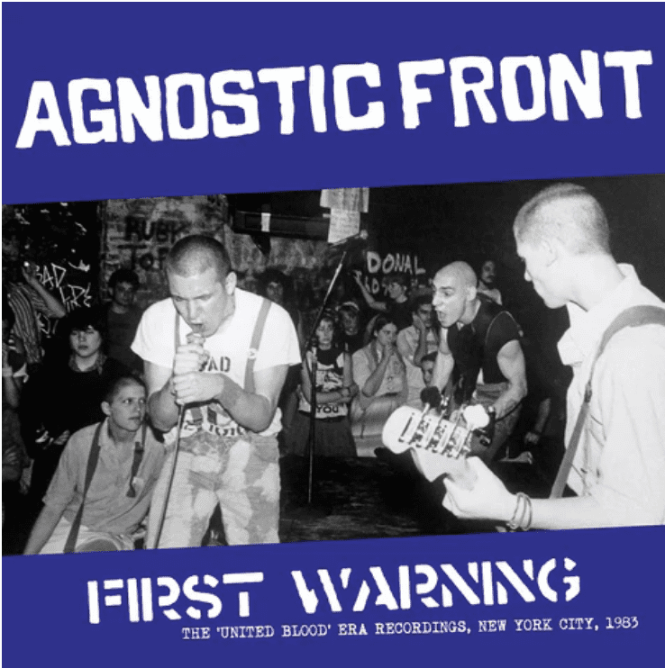 First Warning (the United Blood era recordings, New York City, 1983) - Blue Vinyl -